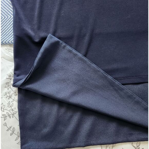 Calvin Klein Navy Blue Tunic Top Size L - Picture 6 of 10